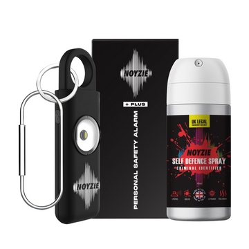Noyzie Self Defence Spray 40ml & Rechargeable Personal Safety Alarm