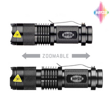 Load image into Gallery viewer, Noyzie Mini Metal Tactical Clip On Pocket Flashlight TWIN PACK
