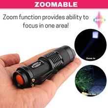 Load image into Gallery viewer, Noyzie Mini Metal Tactical Clip On Pocket Flashlight TWIN PACK
