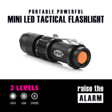 Load image into Gallery viewer, Noyzie Mini Metal Tactical Clip On Pocket Flashlight TWIN PACK
